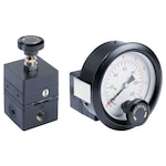 Pressure Regulators for Dry Gasses with Dial Gauge Port