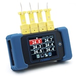 Six Channel Handheld Rechargeable Temperature Data Logger