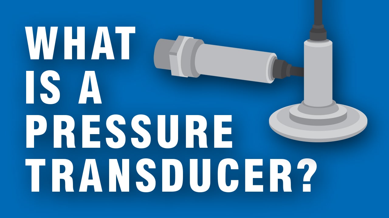 What is a pressure transducer and how does it work?